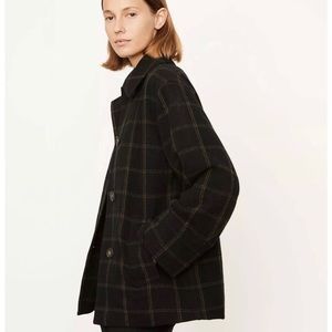 NWT Vince Wool and Cashmere Plaid Jacket